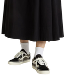 The Vans Womens Old Skool Shoes in Black & Leopard