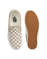 The Vans Womens Classic Check Slip On Shoes in Incense