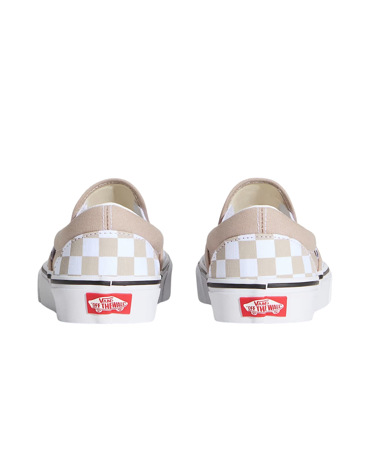 Classic Slip On Shoes in Color Theory Checkerboard Mushroom