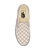 The Vans Womens Classic Slip On Shoes in Color Theory Checkerboard Mushroom