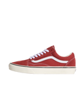 The Vans Mens Old Skool Shoes in Poppy Ember Red