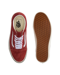 The Vans Mens Old Skool Shoes in Poppy Ember Red