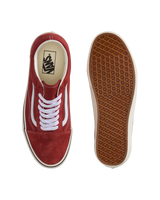 The Vans Mens Old Skool Shoes in Poppy Ember Red