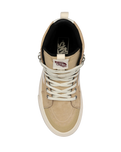 The Vans Womens MTE SK8-Hi Waterproof Insulated Shoes in Tan & White