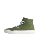 The Vans Mens Authentic Hi 2.0 Shoes in Green Balsam
