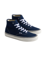 The Vans Mens Authentic Hi 2.0 Shoes in Dress Blues