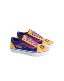 Girls KPop Demon Hunters x Vans Old Skool Shoes in Yellow
