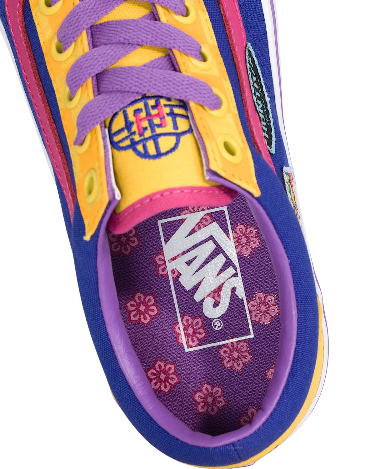 Girls Old Skool KPop Demon Hunters Shoes in Yellow