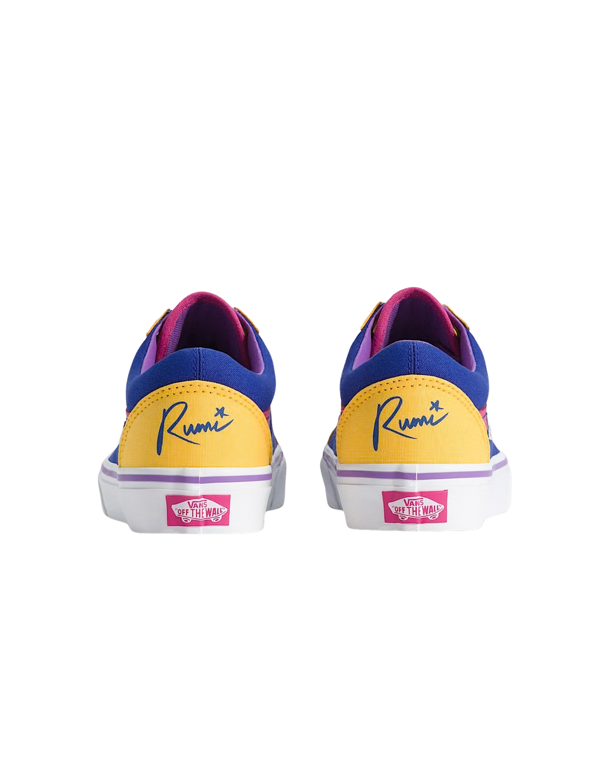 Girls Old Skool KPop Demon Hunters Shoes in Yellow
