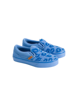 Kids Kpop Demon Hunter x Vans Classic Slip-On Shoes in Blue