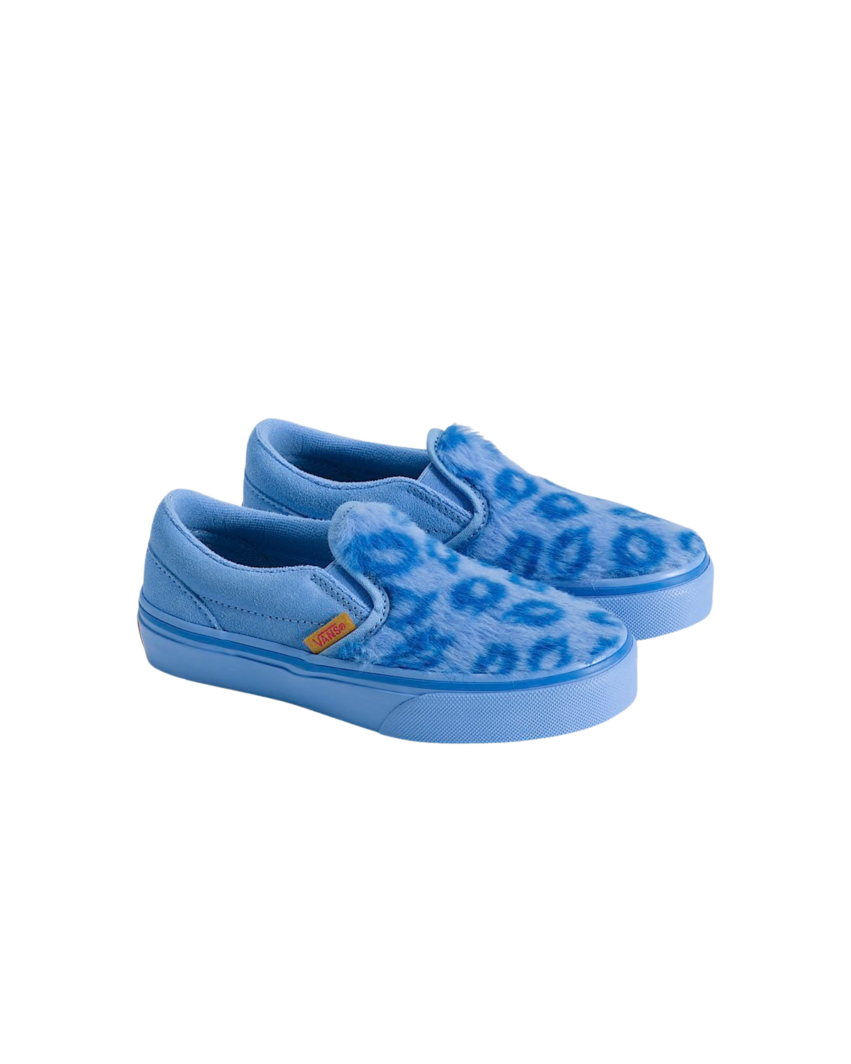 Girls Classic Kpop Slip-On Shoes in Blue