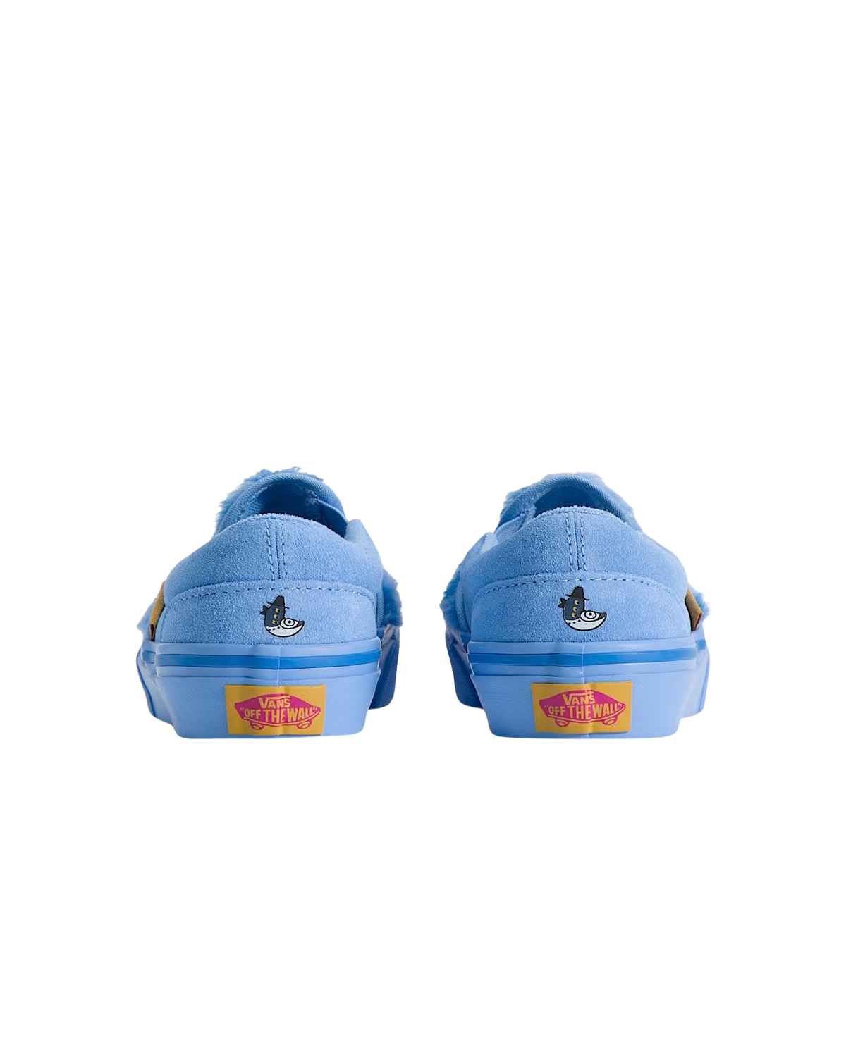 Girls Classic Kpop Slip-On Shoes in Blue