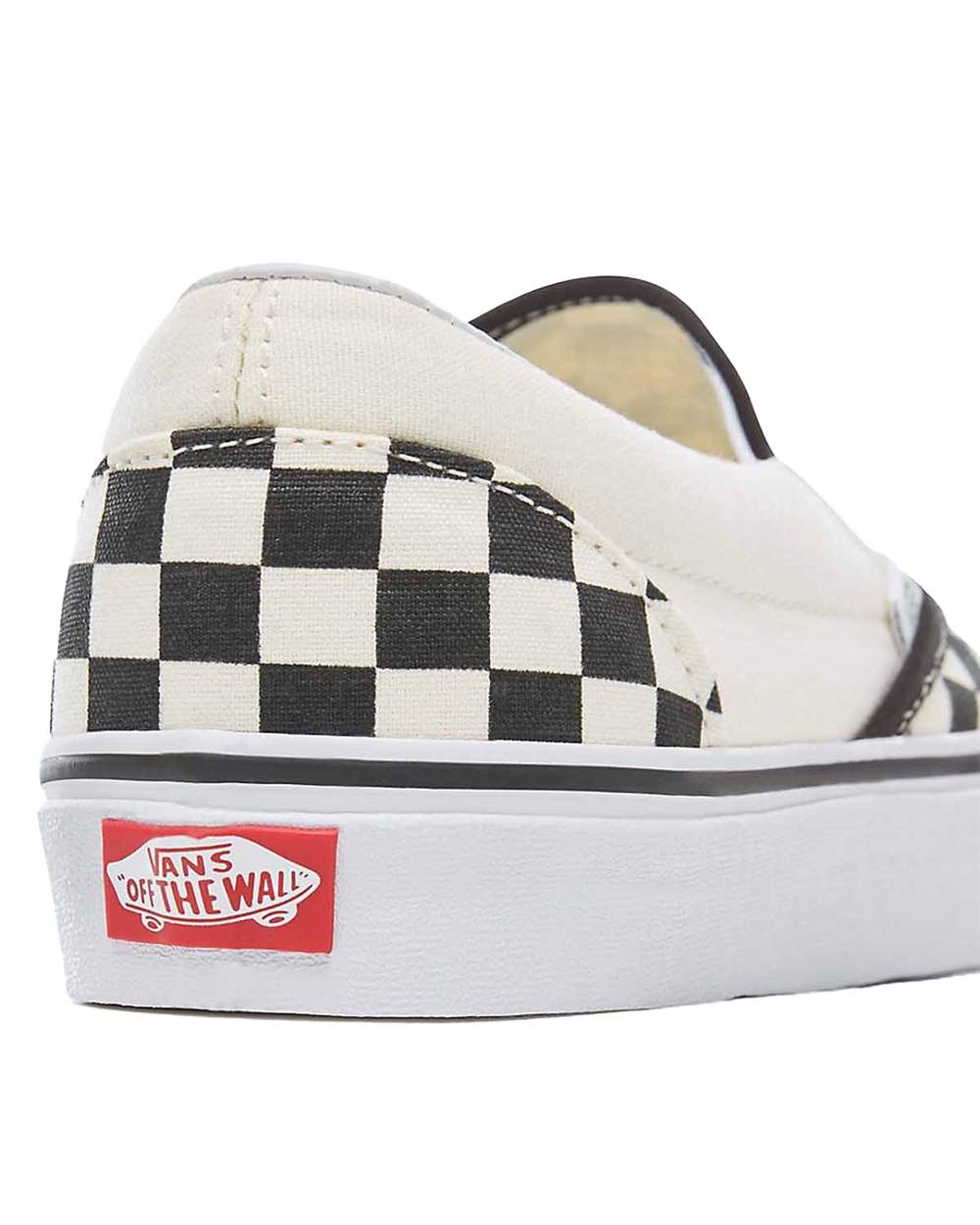 The Vans Mens Classic Slip-Ons in Black & White