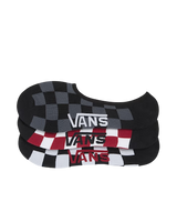 Classic No Show Socks (3 Pack) in White & Black