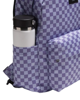 Old Skool Check Backpack in Purple Haze