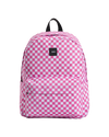 Old Skool Check Backpack in Pink Fizz