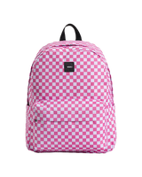 Old Skool Check Backpack in Pink Fizz