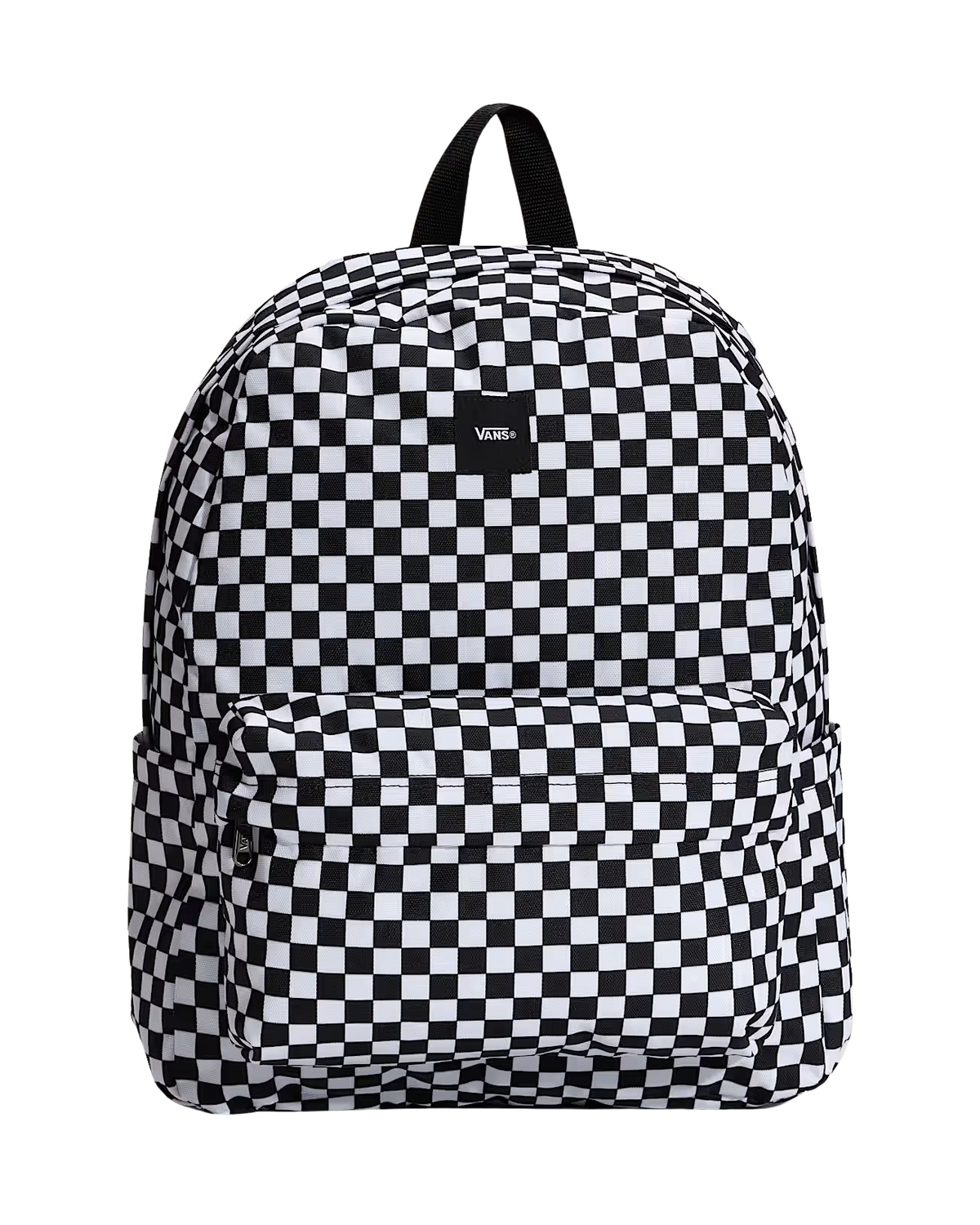 The Vans Old Skool Check Backpack in Black & White