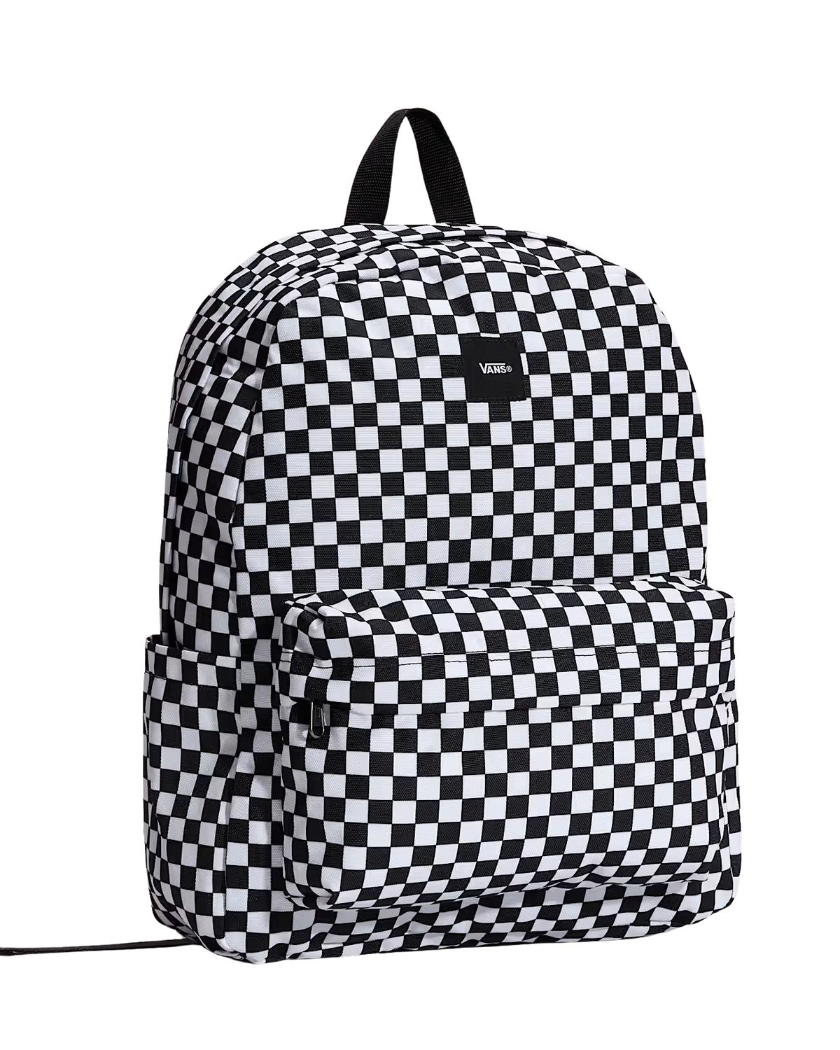 The Vans Old Skool Check Backpack in Black & White