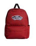 The Vans Old Skool Checkerboard Backpack in Poppy Ember