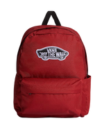 The Vans Old Skool Checkerboard Backpack in Poppy Ember