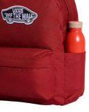The Vans Old Skool Checkerboard Backpack in Poppy Ember