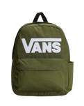 The Vans Old Skool Drop V Backpack in Green Balsam