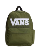 The Vans Old Skool Drop V Backpack in Green Balsam