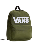 The Vans Old Skool Drop V Backpack in Green Balsam