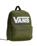 The Vans Old Skool Drop V Backpack in Green Balsam