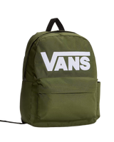 The Vans Old Skool Drop V Backpack in Green Balsam