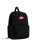 The Vans Old Skool Grom Backpack in Black & Chili Pepper