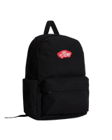 The Vans Old Skool Grom Backpack in Black & Chili Pepper