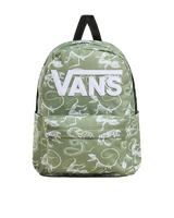 Old Skool Grom Backpack in Loden Green & White