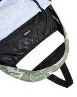 Old Skool Grom Backpack in Loden Green & White