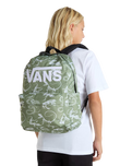 Old Skool Grom Backpack in Loden Green & White