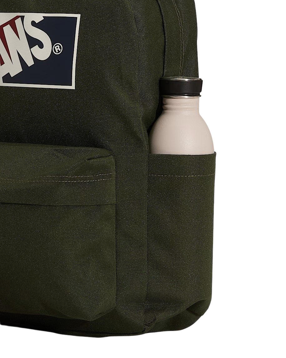 The Vans Old Skool Grom Backpack in Dried Kelp
