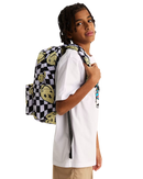 Old Skool Backpack in White & Black