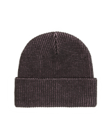 The Vans Womens Waffle Cuff Beanie in Pink Dawn & Black