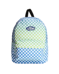 The Vans Old Skool Grom Check Backpack in True Navy