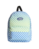 The Vans Old Skool Grom Check Backpack in True Navy
