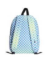 The Vans Old Skool Grom Check Backpack in True Navy