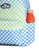 The Vans Old Skool Grom Check Backpack in True Navy
