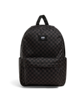 The Vans Old Skool Grom Check Backpack in Black & Charcoal