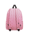 Old Skool Grom Check Backpack in Coral Blush