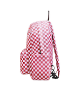 Old Skool Grom Check Backpack in Coral Blush