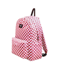 Old Skool Grom Check Backpack in Coral Blush
