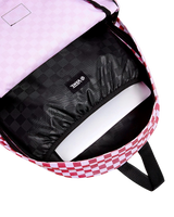 Old Skool Grom Check Backpack in Coral Blush