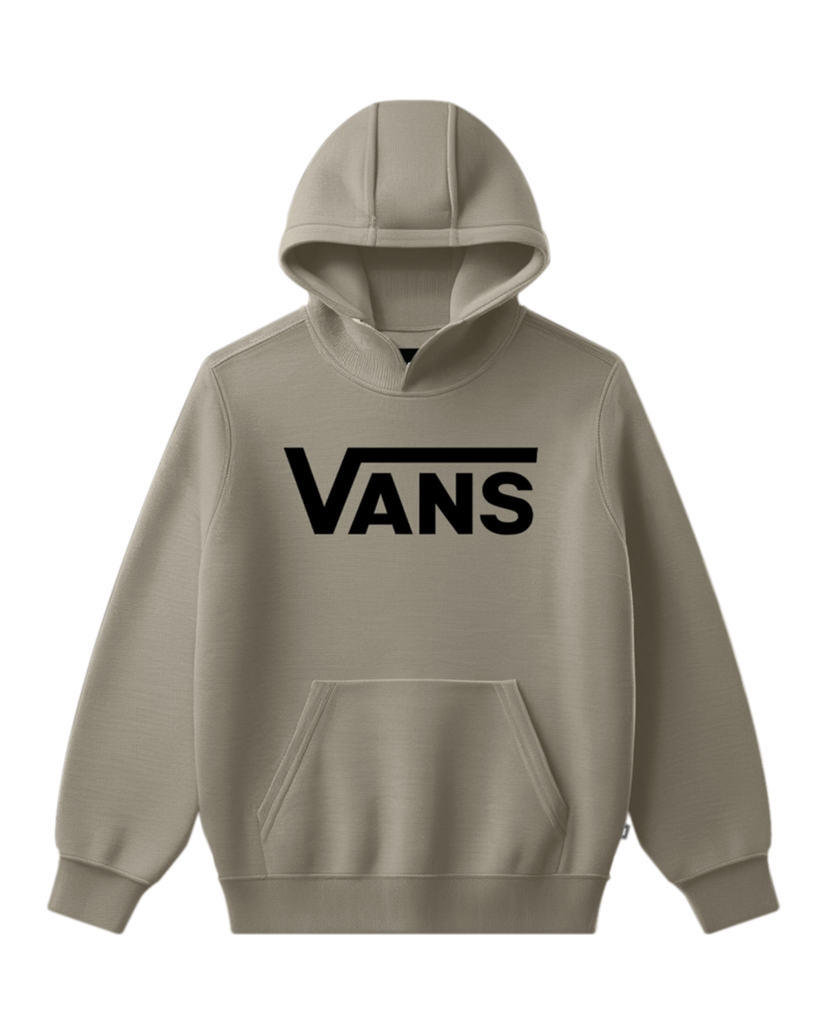 The Vans Boys Boys Classic II Hoodie in Warm Taupe