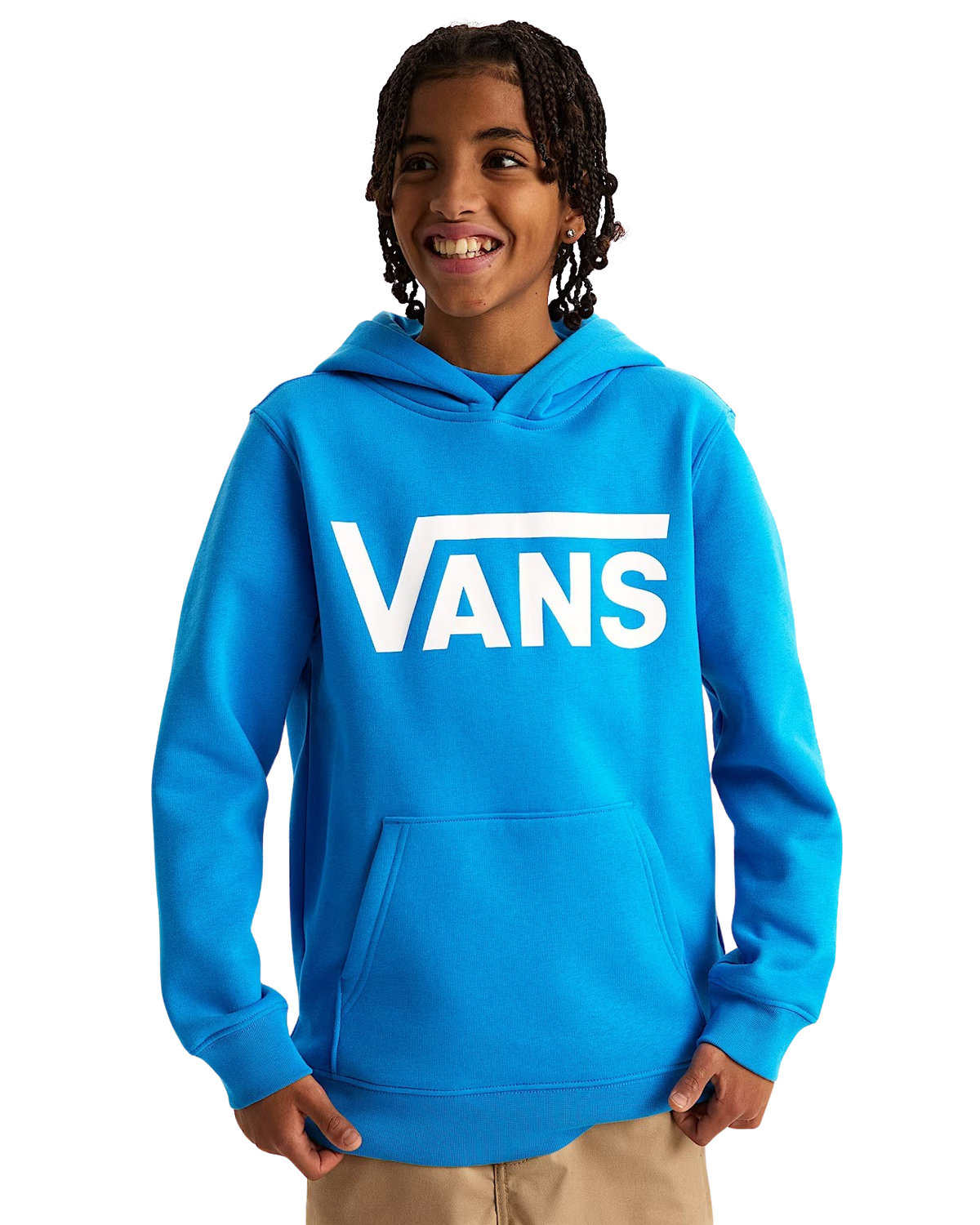Boys Classic II Hoodie in Bright Azure